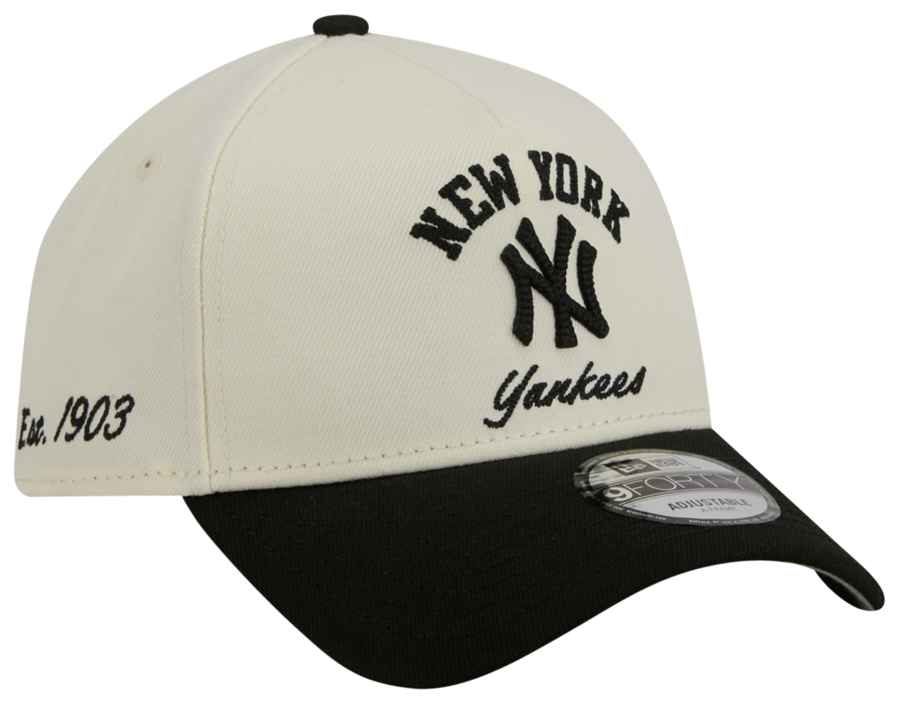 New Era Yankees 9FORTY A-Frame Arch Cap Image 3 of 7. Tap to open photo gallery.