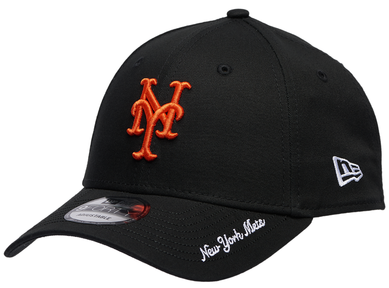 New Era Mets Visor Script 9FORTY Cap Image 1 of 5. Tap to open photo gallery.