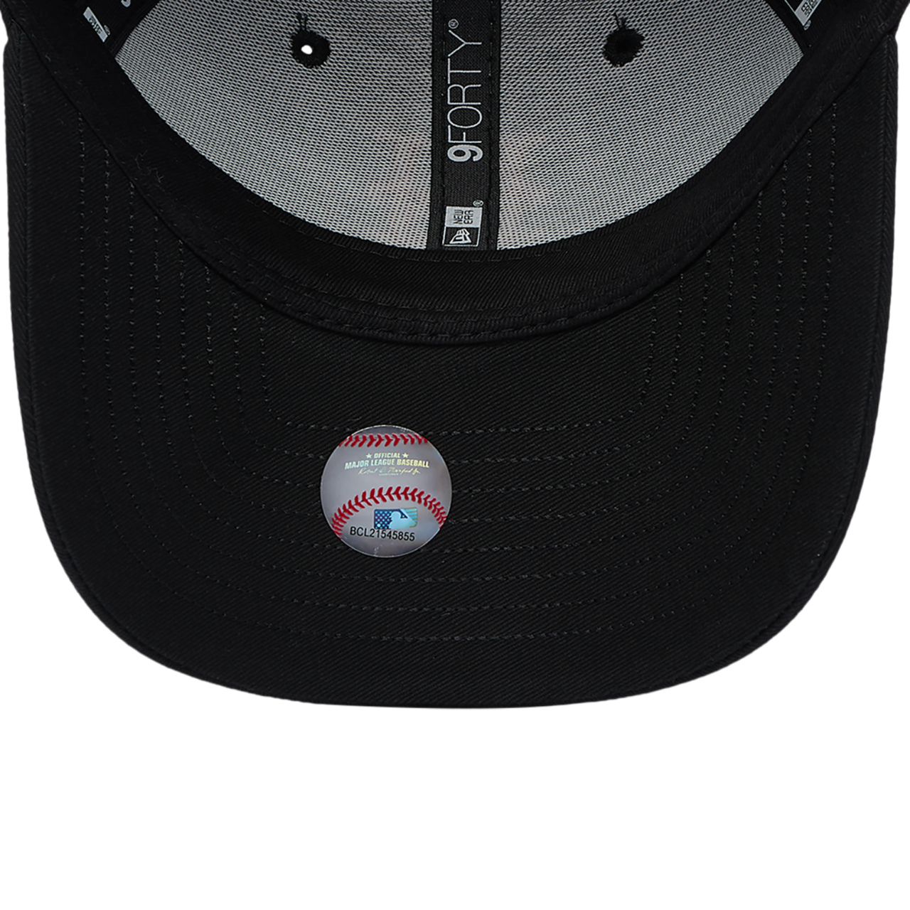 New Era Mets Visor Script 9FORTY Cap Image 5 of 5. Tap to open photo gallery.