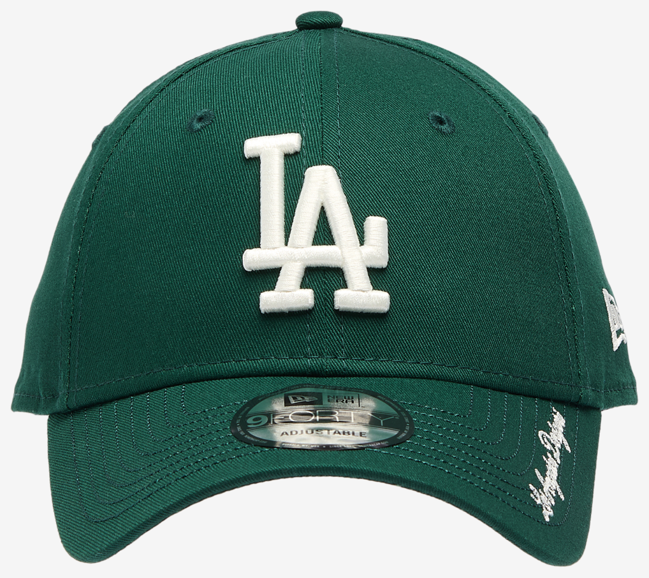 New Era Dodgers Visor Script 9FORTY Cap Image 2 of 5. Tap to open photo gallery.