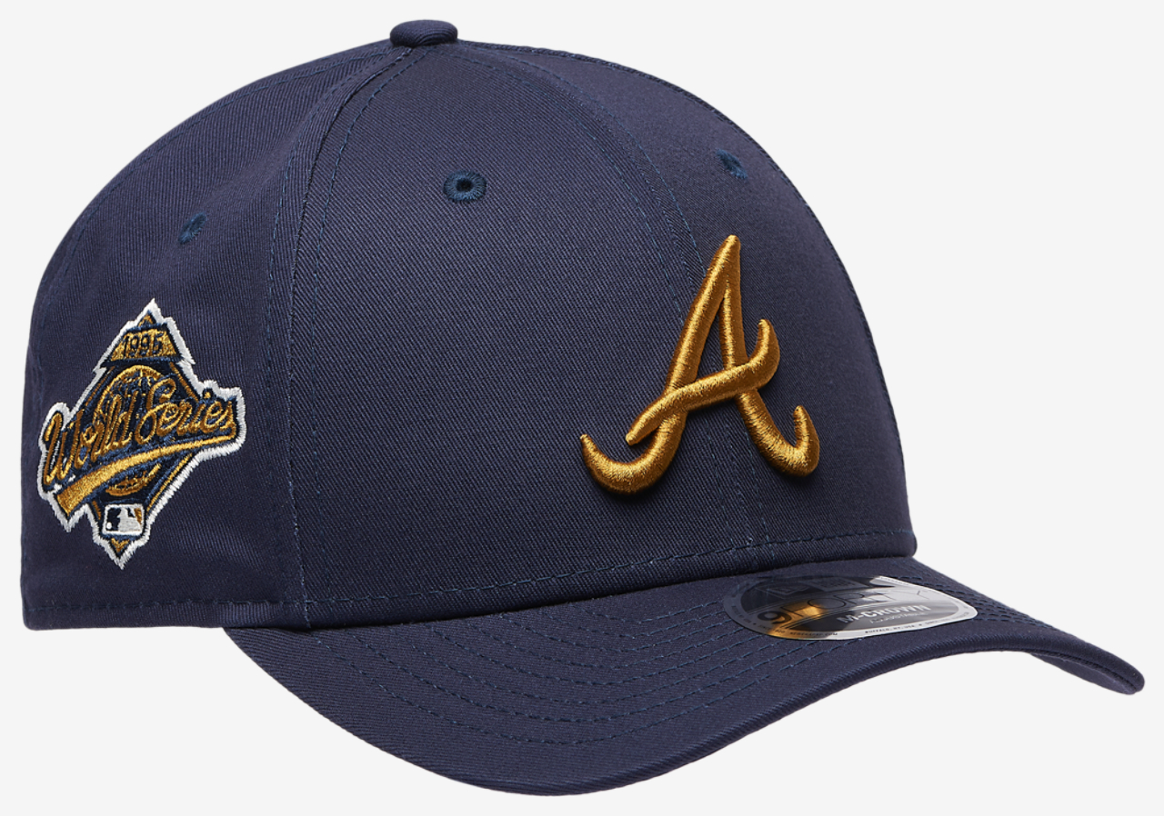 New Era Braves WS Patch 9FORTY Cap Image 3 of 5. Tap to open photo gallery.