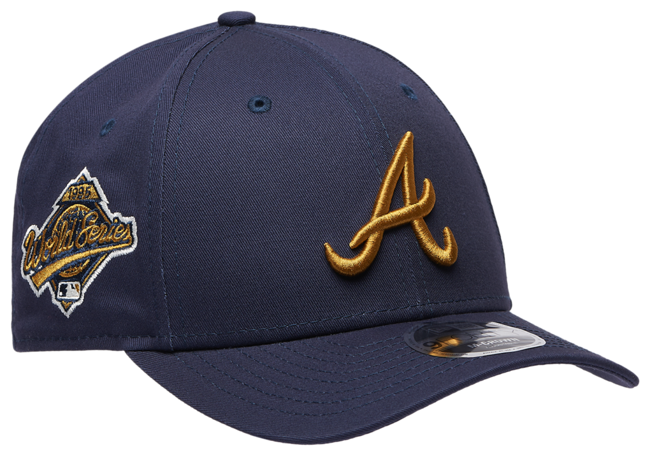 New Era Braves WS Patch 9FORTY Cap Image 3 of 5. Tap to open photo gallery.