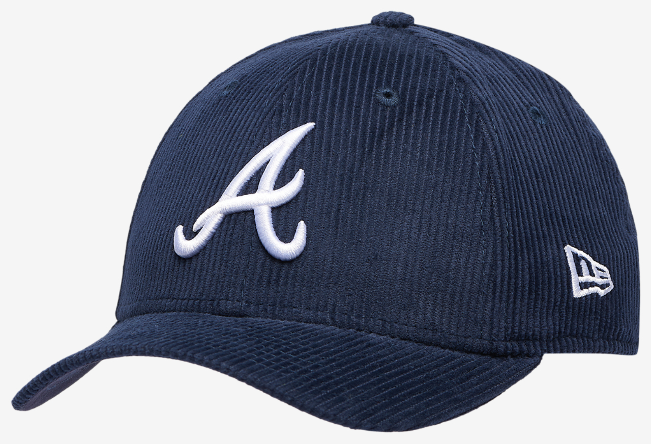 New Era Braves Cord 9FORTY Cap Image 1 of 5. Tap to open photo gallery.