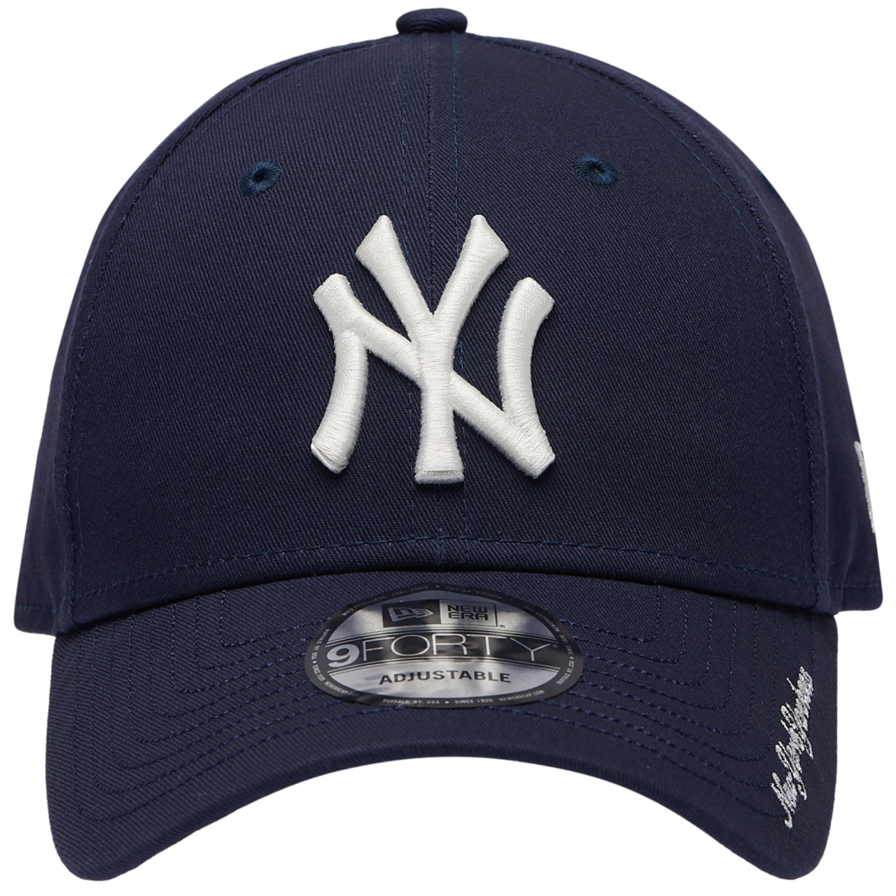 New Era Yankees Visor Script 9FORTY Cap Image 2 of 5. Tap to open photo gallery.