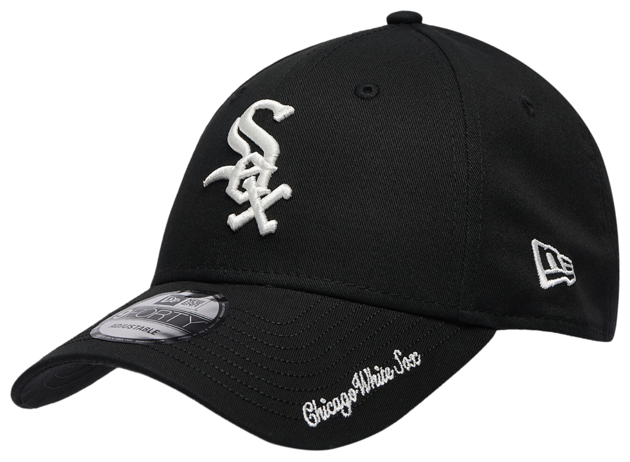 New Era White Sox Visor Script 9FORTY Cap - Men's | Foot Locker