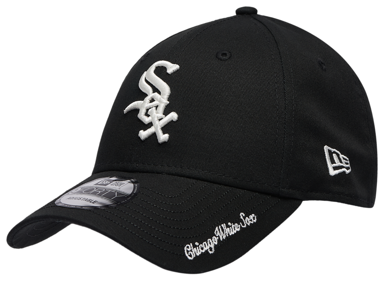 New Era White Sox Visor Script 9FORTY Cap Image 1 of 5. Tap to open photo gallery.