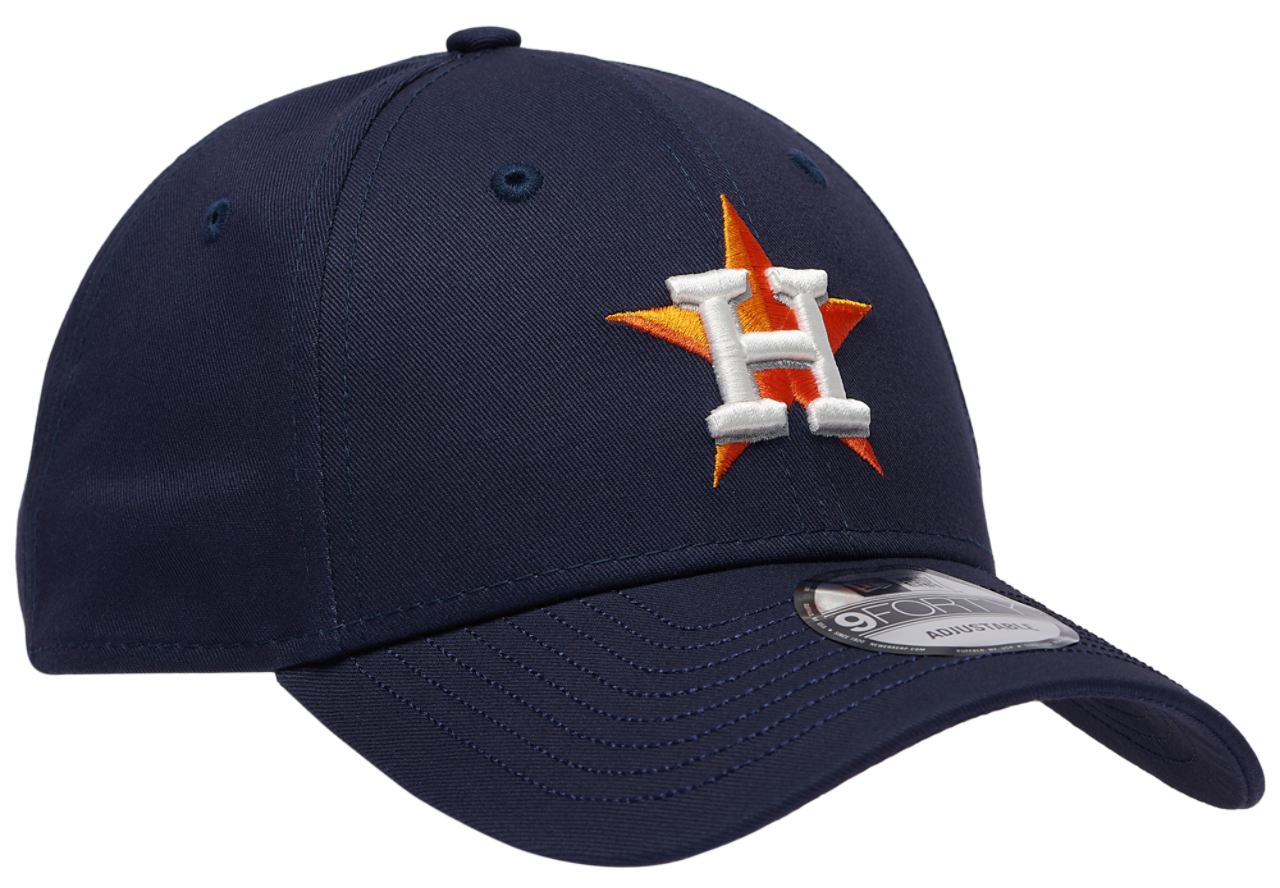 New Era Astros Visor Script 9FORTY Cap Image 3 of 5. Tap to open photo gallery.