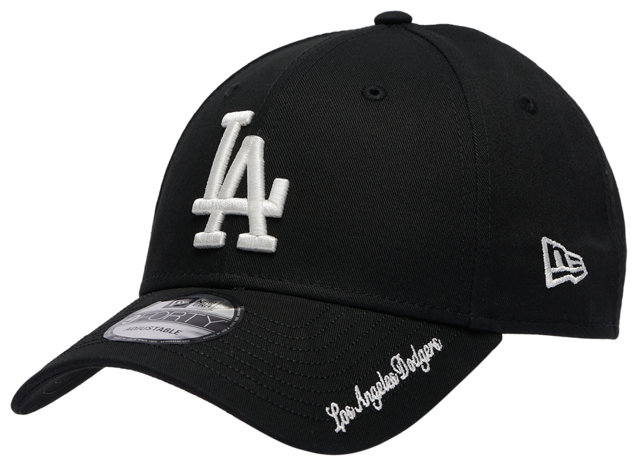 New Era Dodgers Visor Script 9FORTY Cap Image 1 of 5. Tap to open photo gallery.