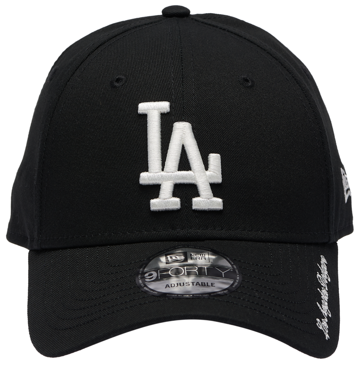 New Era Dodgers Visor Script 9FORTY Cap Image 2 of 5. Tap to open photo gallery.