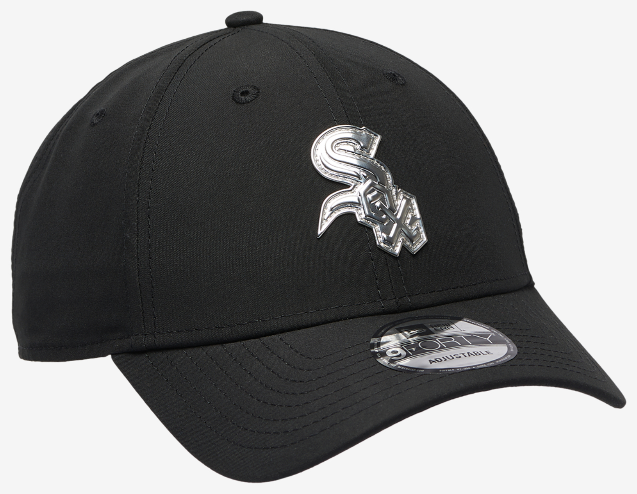 New Era White Sox Pin 9FORTY Cap Image 3 of 5. Tap to open photo gallery.