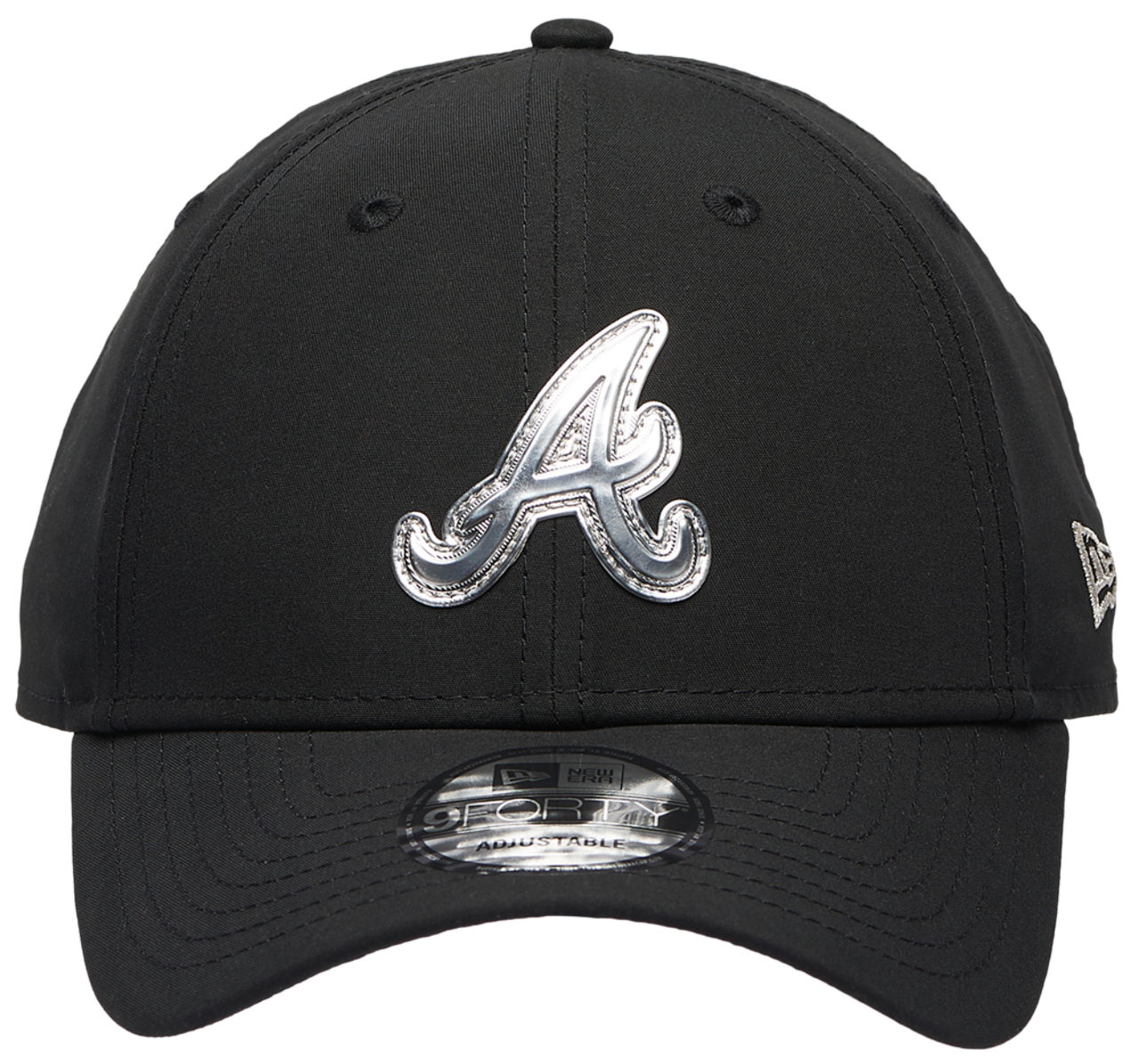 New Era Braves Pin 9FORTY Cap Image 2 of 5. Tap to open photo gallery.