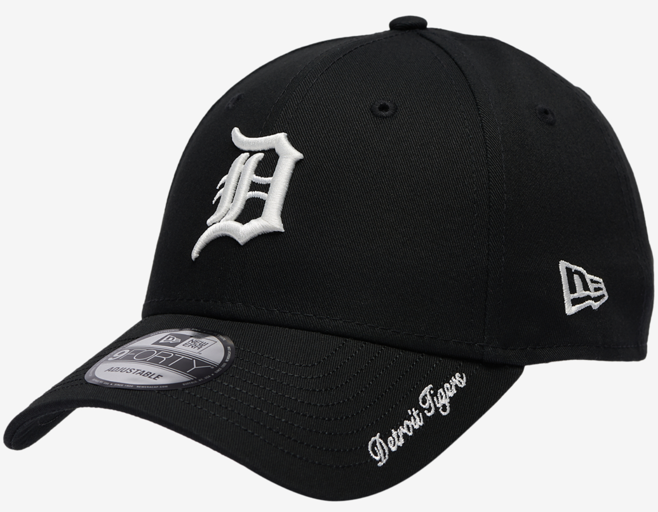 New Era Tigers Visor Script 9FORTY Cap Image 1 of 5. Tap to open photo gallery.