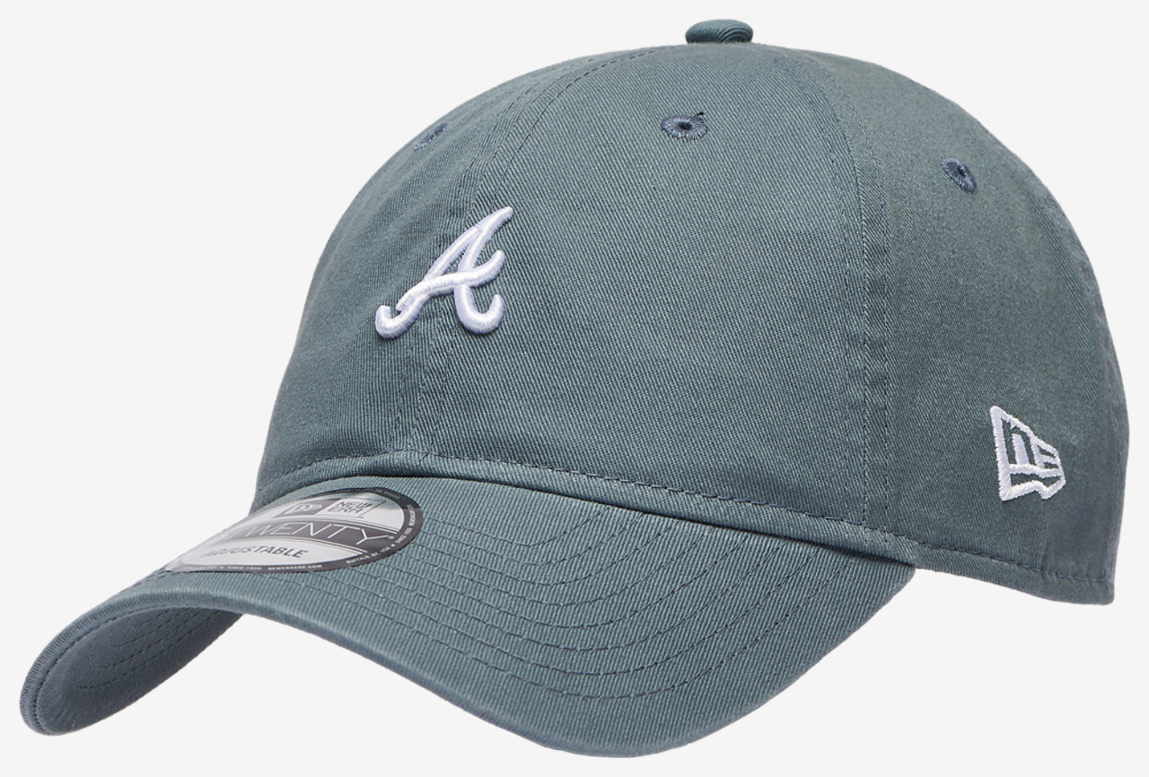 New Era Braves Washed Mini 9TWENTY Cap Image 1 of 5. Tap to open photo gallery.