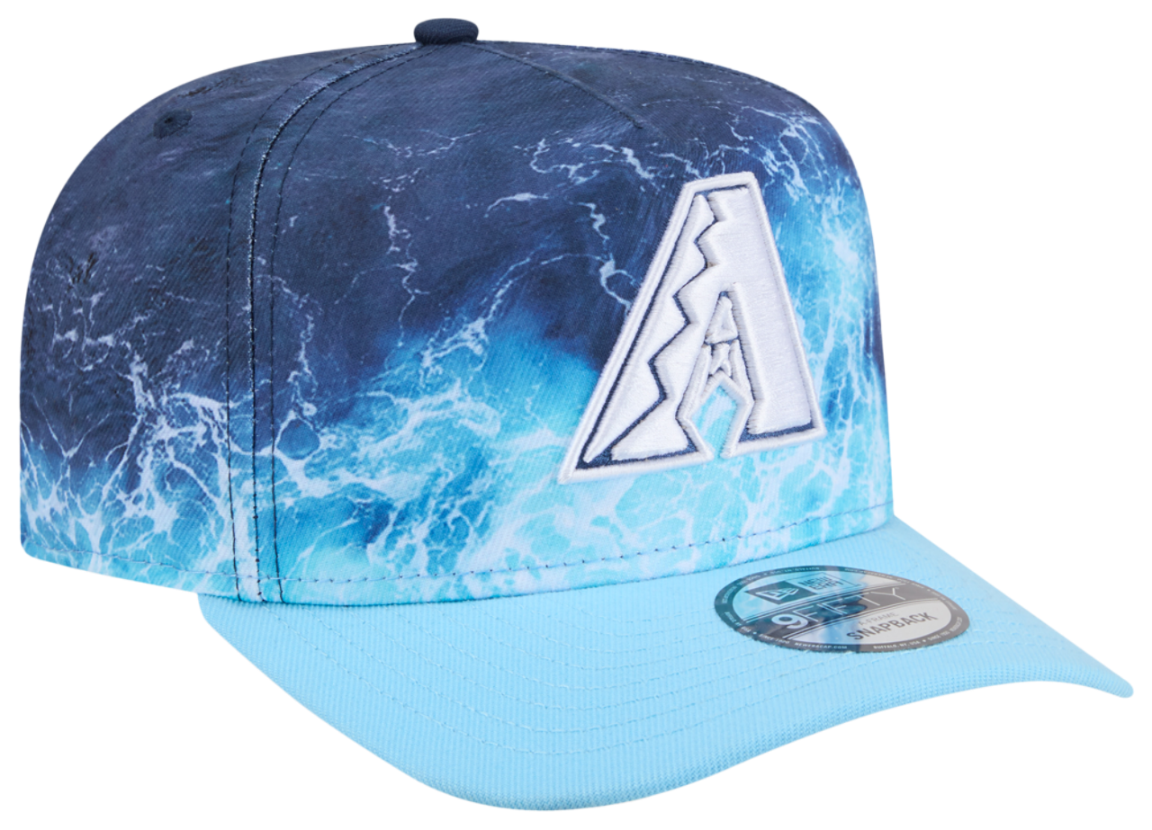 New Era Diamondbacks Deep Water 950 A Frame Cap Image 3 of 7. Tap to open photo gallery.