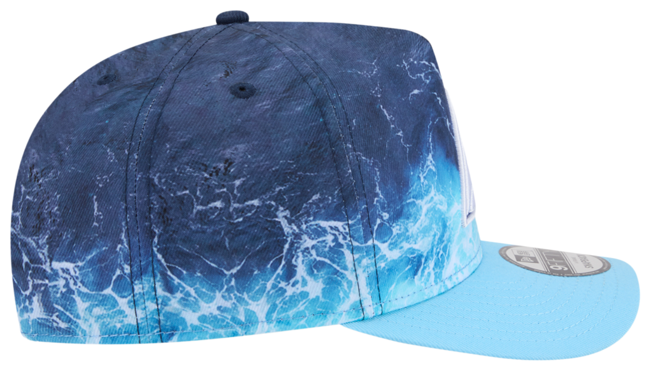 New Era Diamondbacks Deep Water 950 A Frame Cap Image 6 of 7. Tap to open photo gallery.