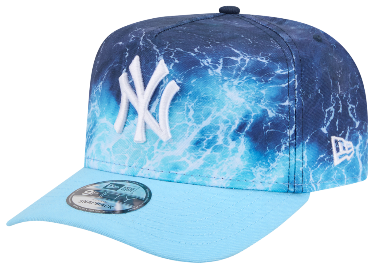 New Era Yankees Deep Water 950 A Frame Cap Image 1 of 7. Tap to open photo gallery.