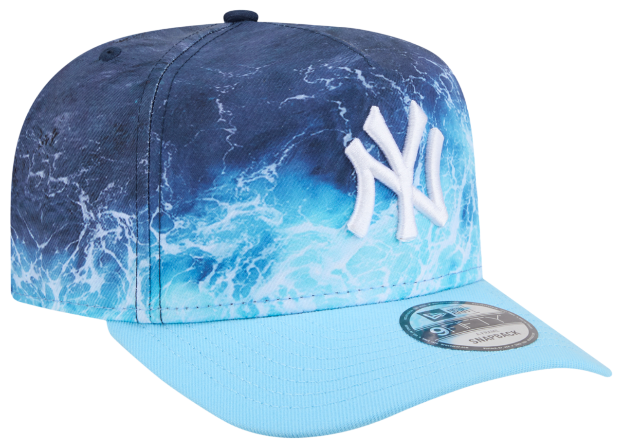 New Era Yankees Deep Water 950 A Frame Cap Image 3 of 7. Tap to open photo gallery.