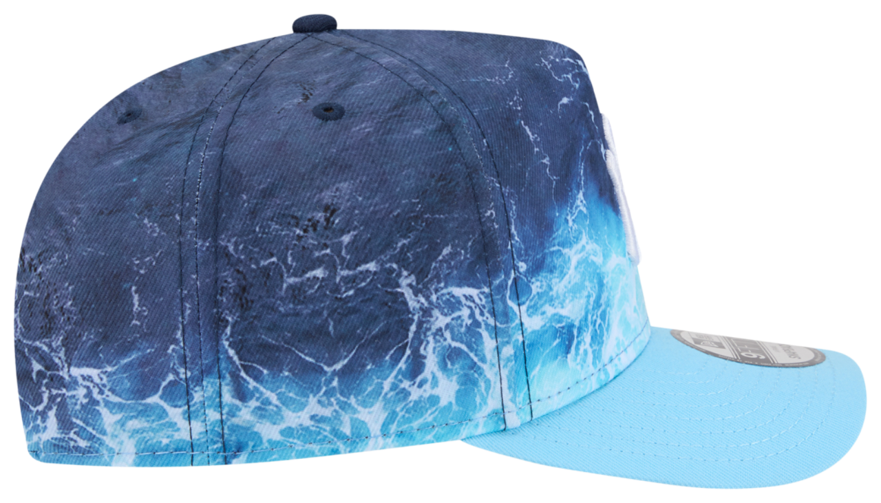 New Era Yankees Deep Water 950 A Frame Cap Image 6 of 7. Tap to open photo gallery.