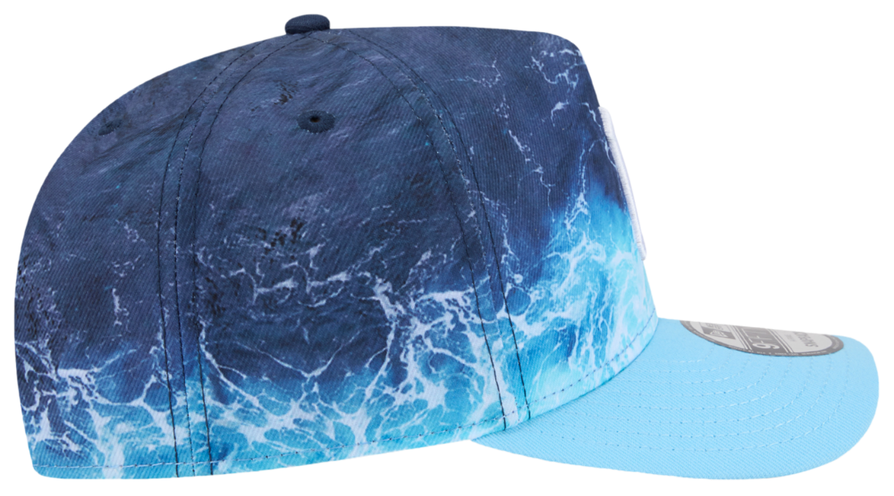 New Era Pirates Deep Water 950 A Frame Cap Image 6 of 7. Tap to open photo gallery.