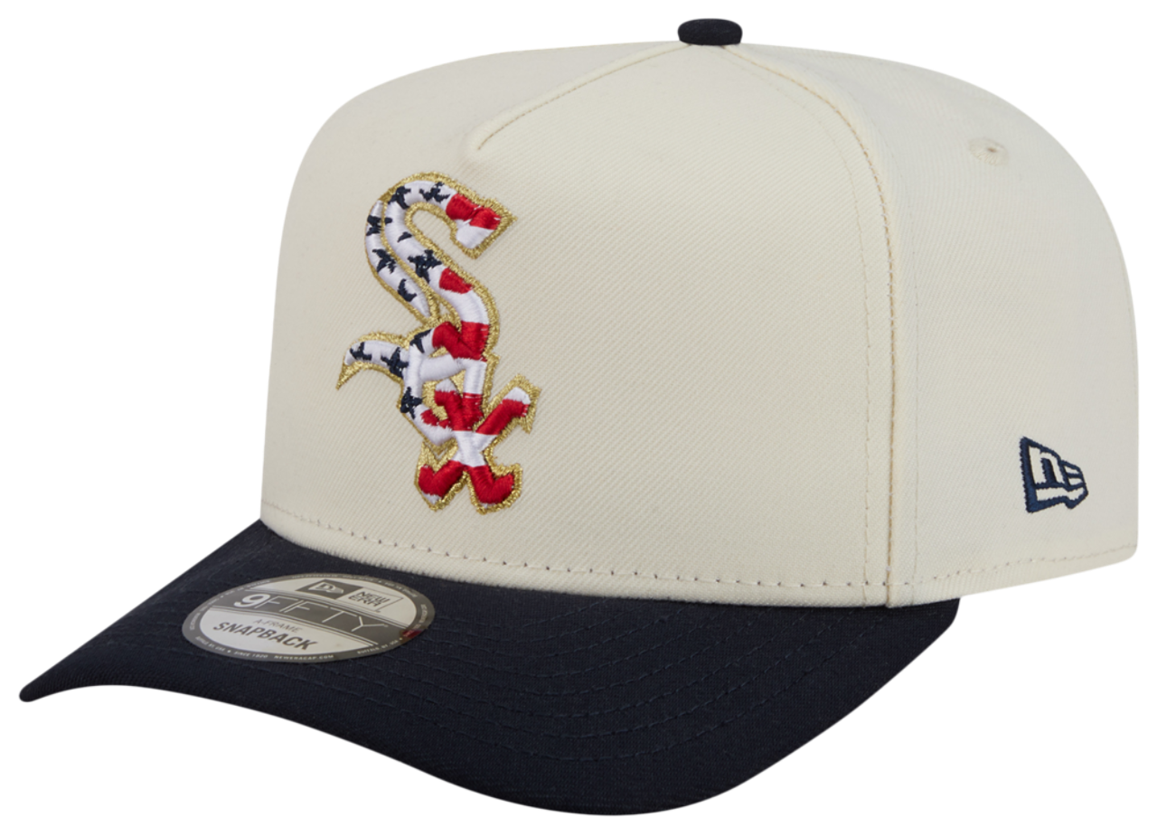 New Era White Sox AM 950 A Frame Cap - Men's | Foot Locker