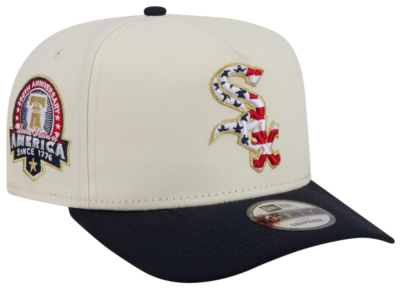 New Era White Sox AM 950 A Frame Cap - Men's | Foot Locker