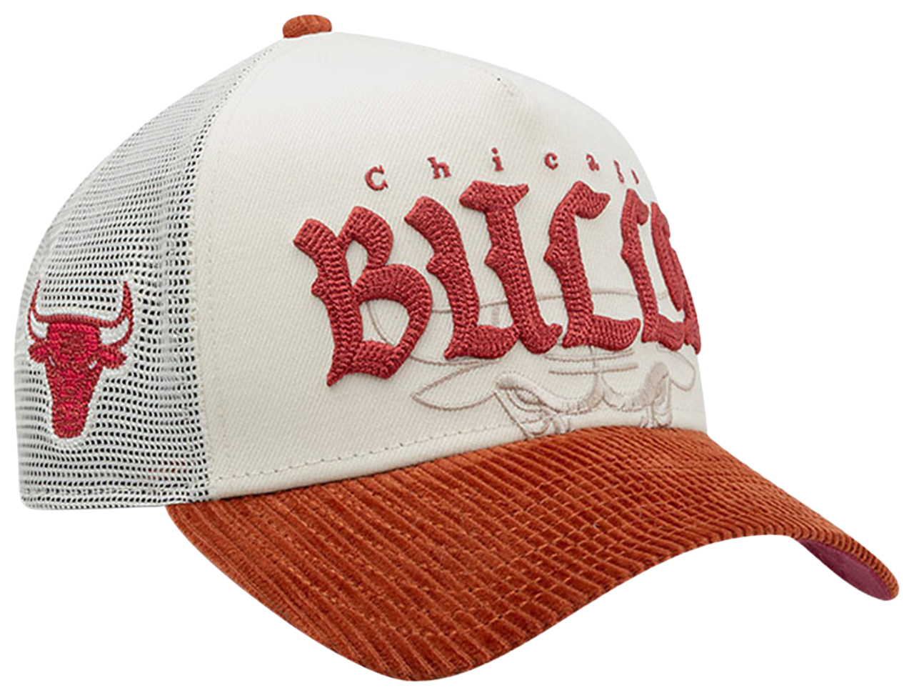 New Era Bulls 940AF Old English Energy Cap Image 3 of 6. Tap to open photo gallery.