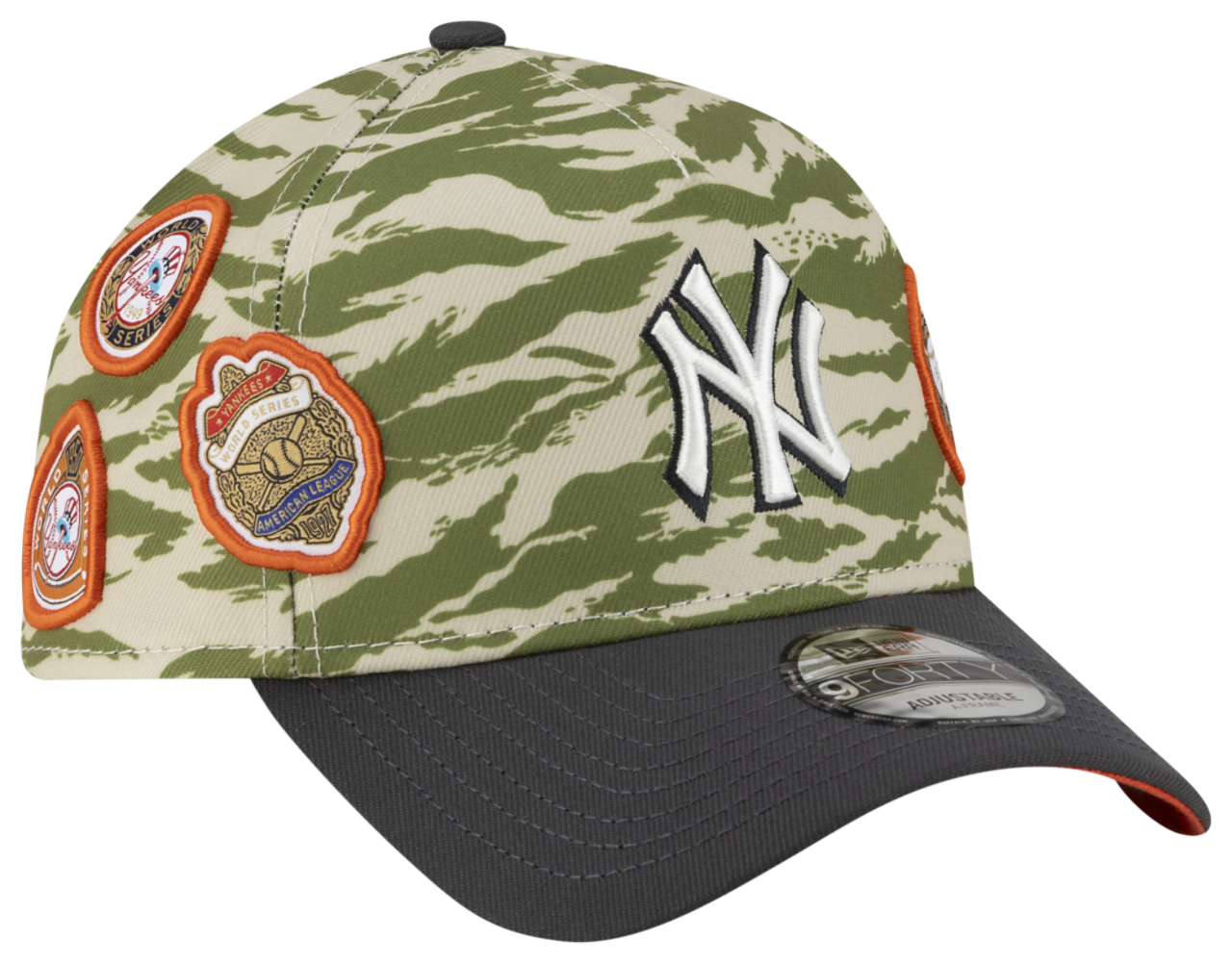 New Era Yankees 940AF Tiger Camo Energy Cap Image 3 of 7. Tap to open photo gallery.