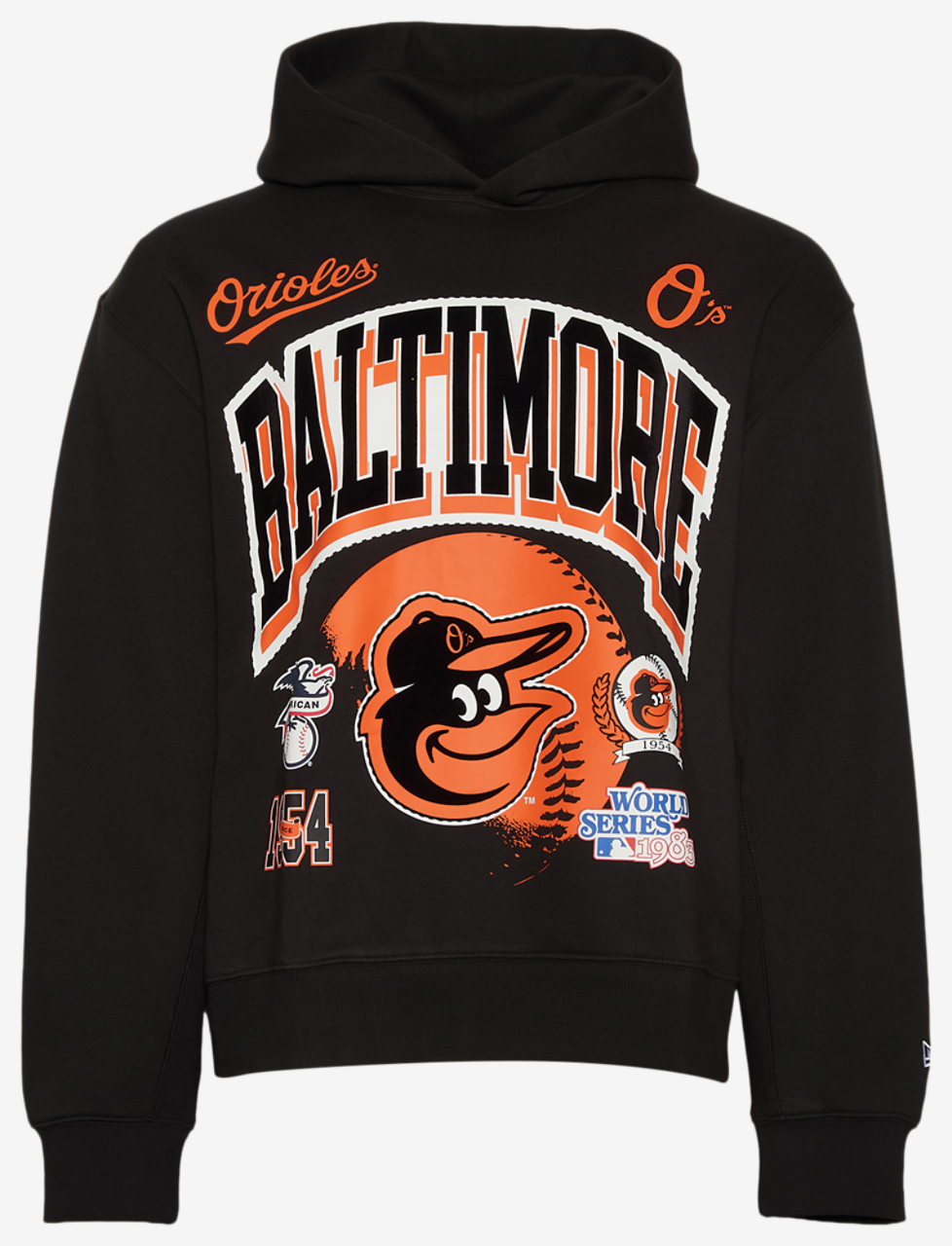 New Era Baltimore Orioles Pullover Hoodie Image 1 of 4. Tap to open photo gallery.