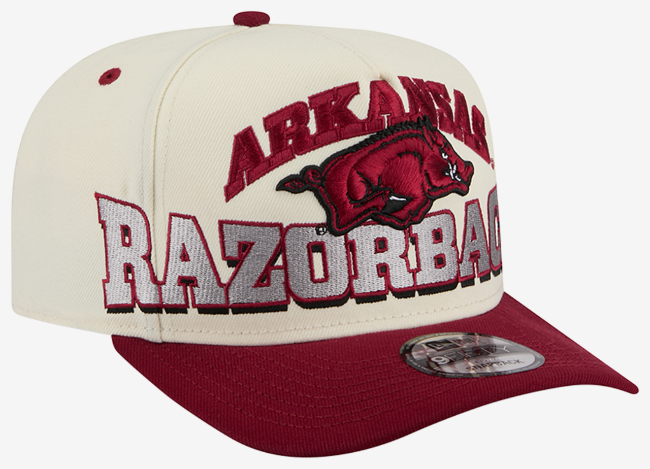 New Era Arkansas 26 9FIFTY A-Frame Cap Image 3 of 7. Tap to open photo gallery.