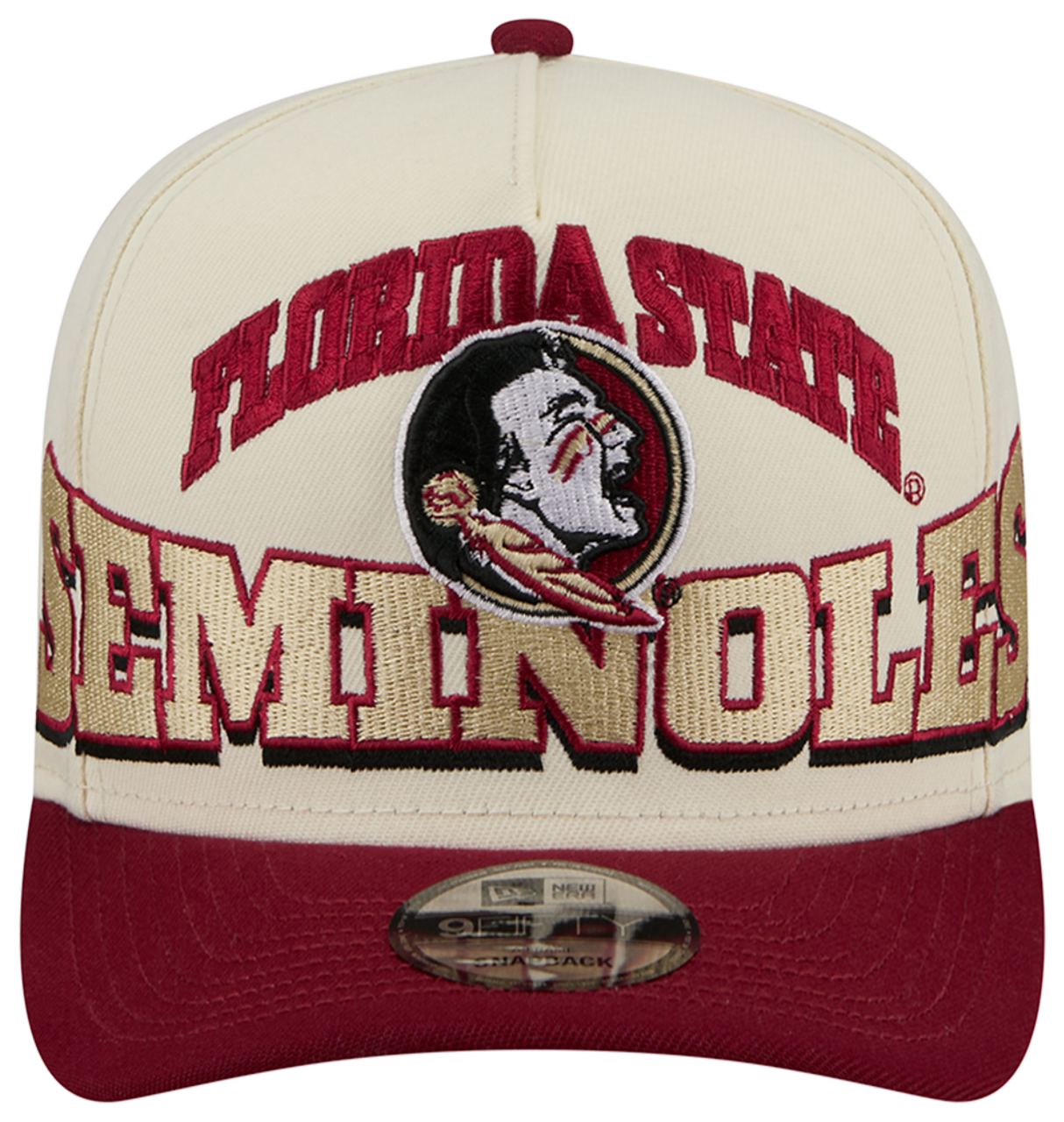 New Era Florida State 26 9FIFTY A-Frame Cap Image 2 of 7. Tap to open photo gallery.