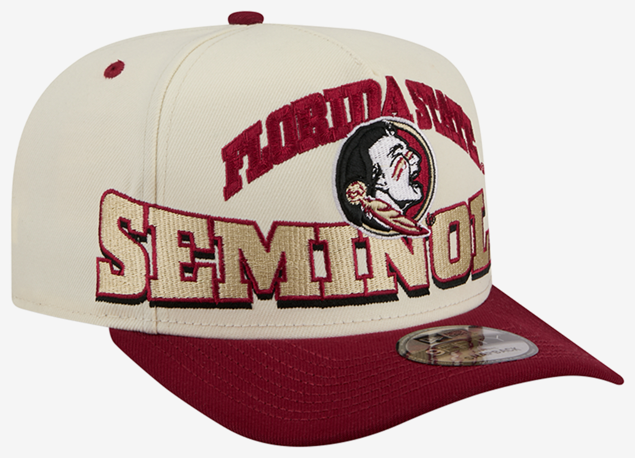 New Era Florida State 26 9FIFTY A-Frame Cap Image 3 of 7. Tap to open photo gallery.