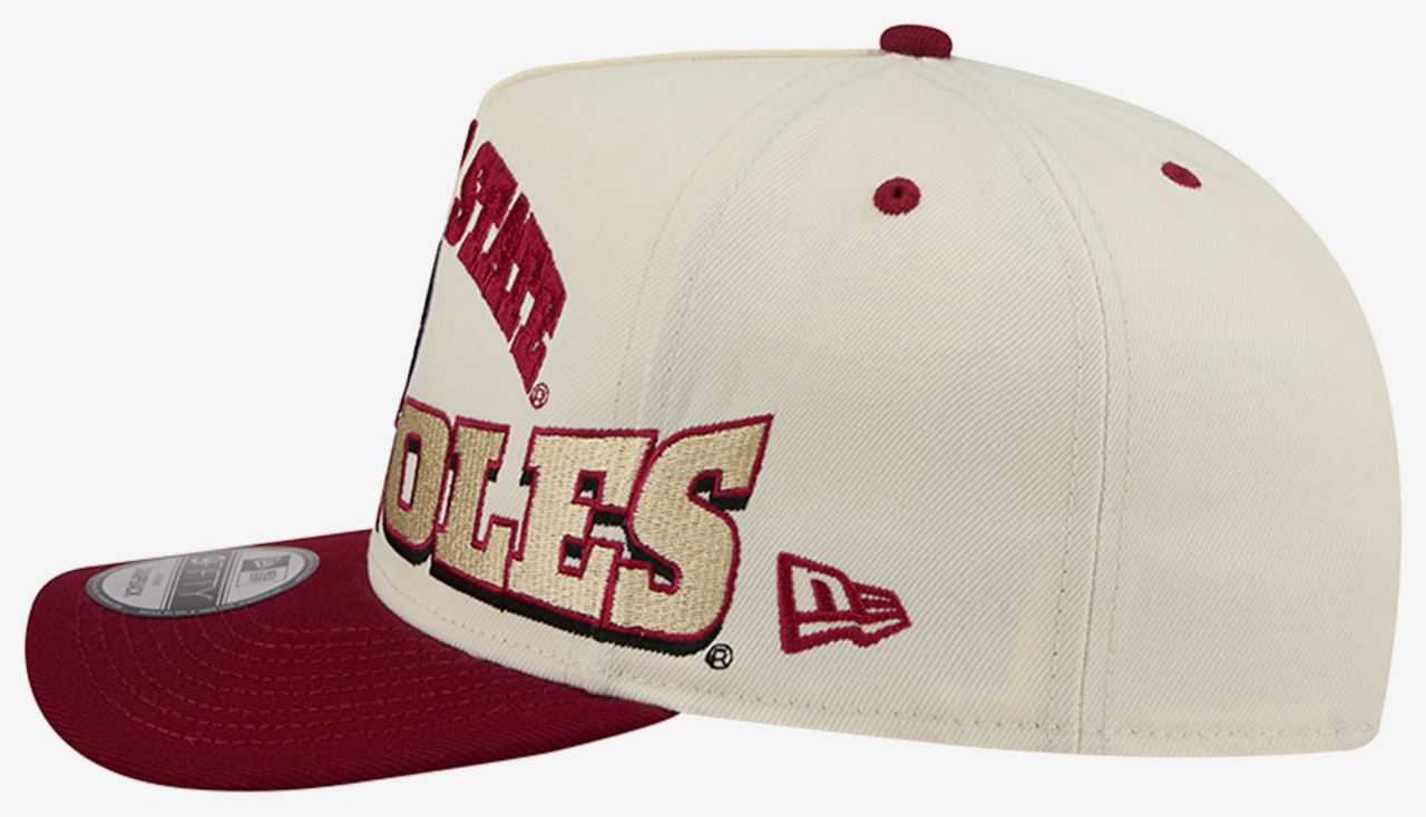 New Era Florida State 26 9FIFTY A-Frame Cap Image 4 of 7. Tap to open photo gallery.