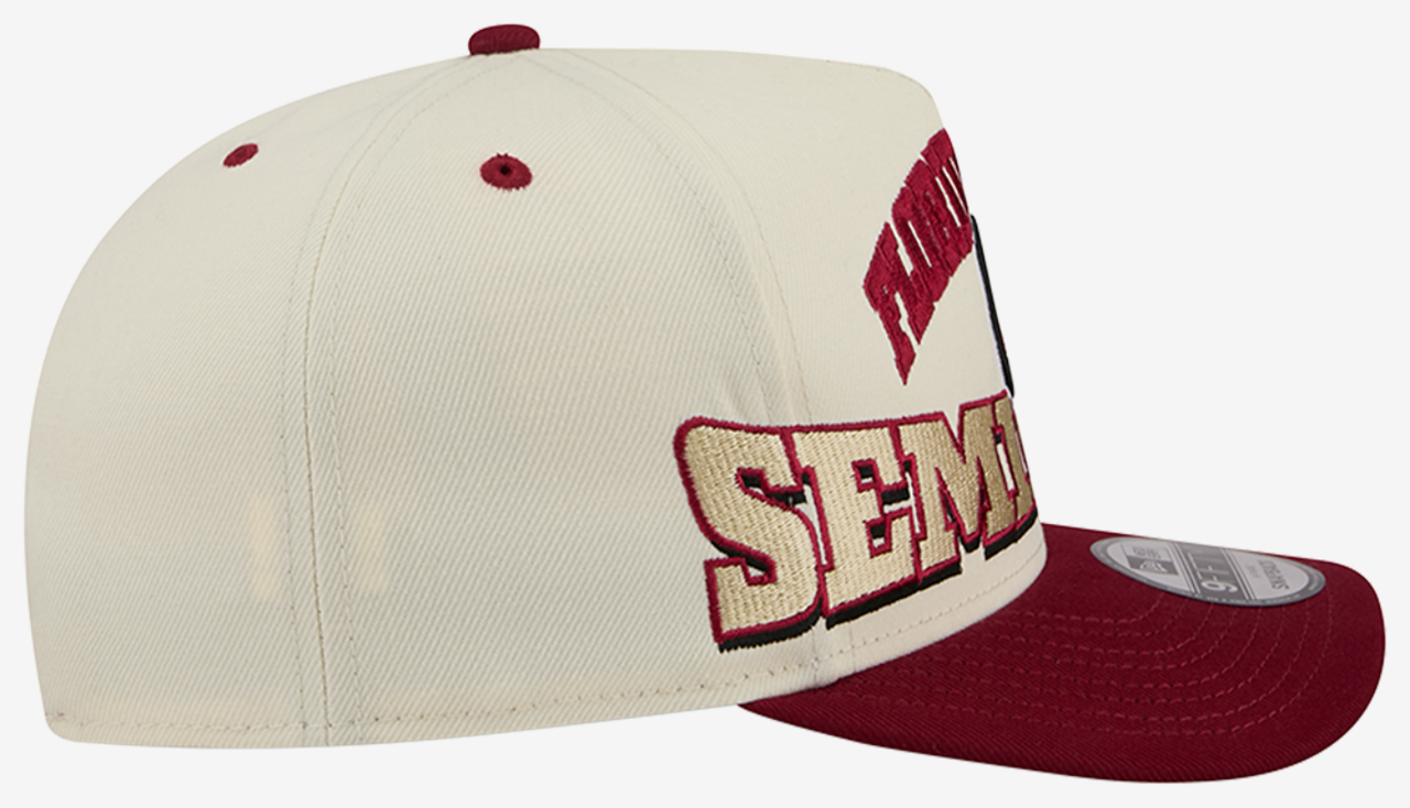 New Era Florida State 26 9FIFTY A-Frame Cap Image 5 of 7. Tap to open photo gallery.