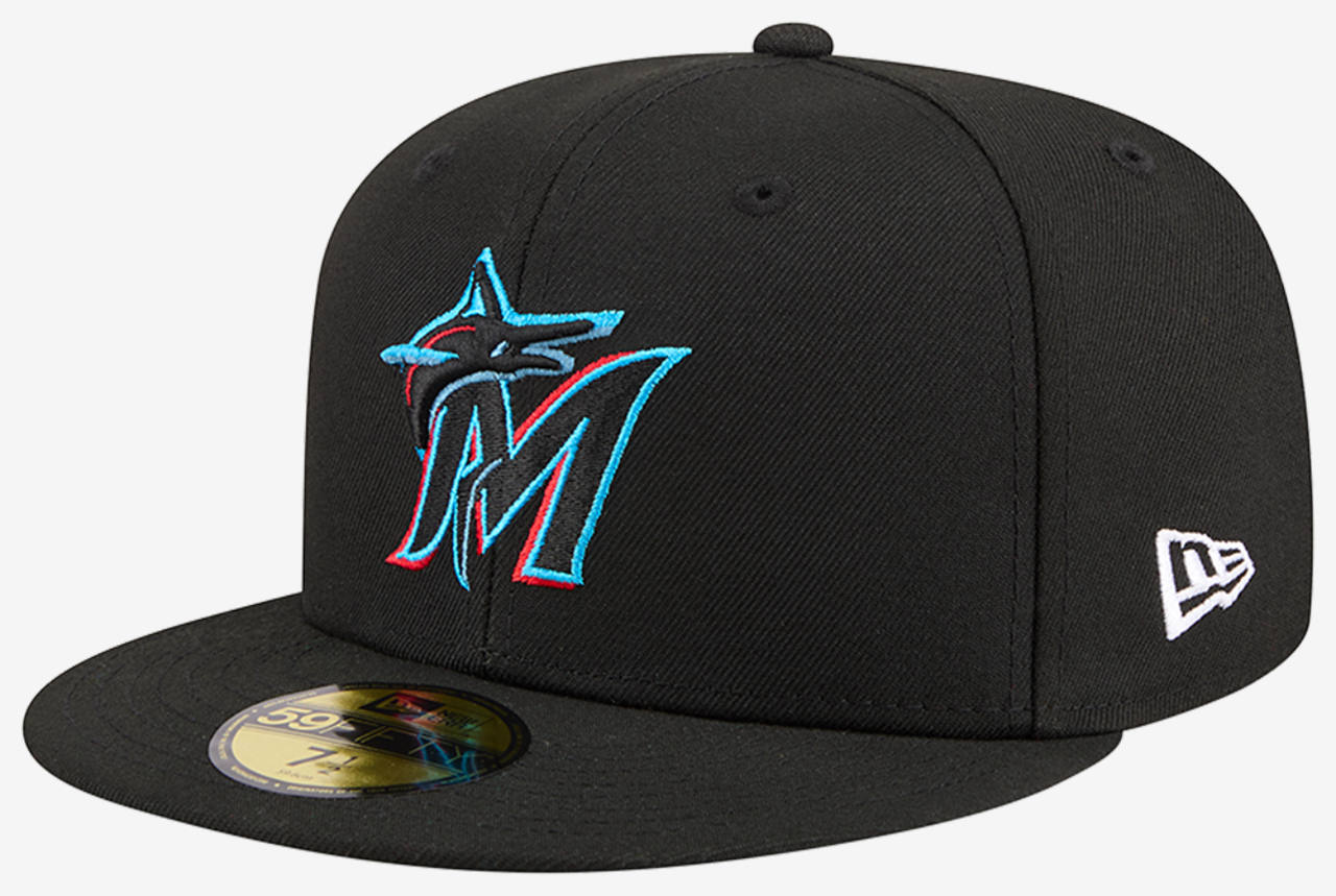 New Era Marlins MLB26 JRD 5950 Cap Image 1 of 7. Tap to open photo gallery.
