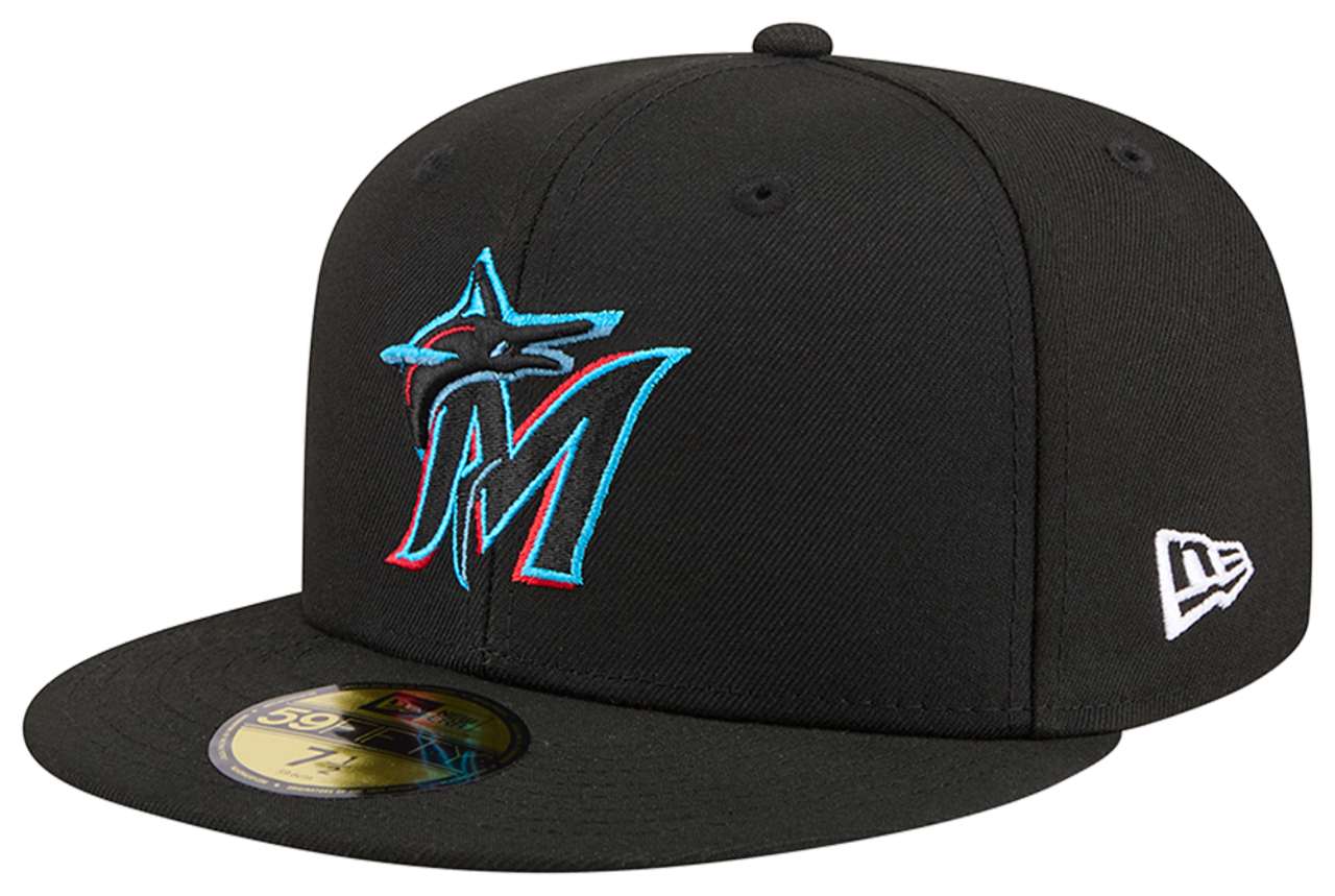 New Era Marlins MLB26 JRD 5950 Cap Image 1 of 7. Tap to open photo gallery.