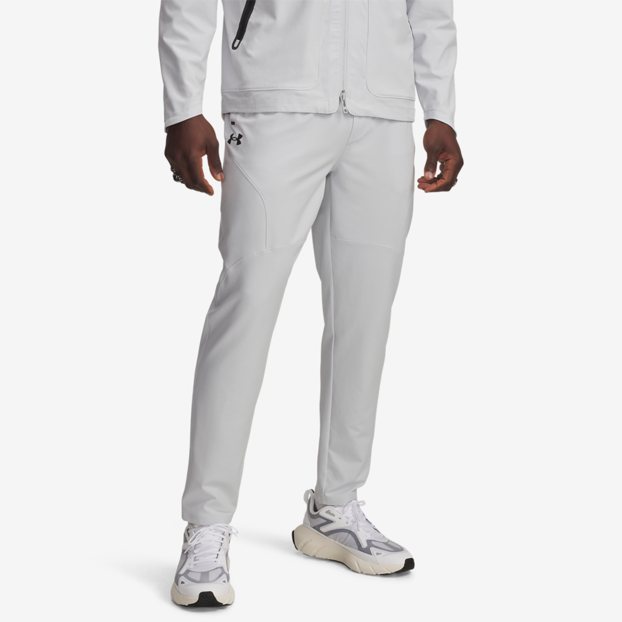 Under Armour Unstoppable Tapered Pants Image 3 of 3. Tap to open photo gallery.