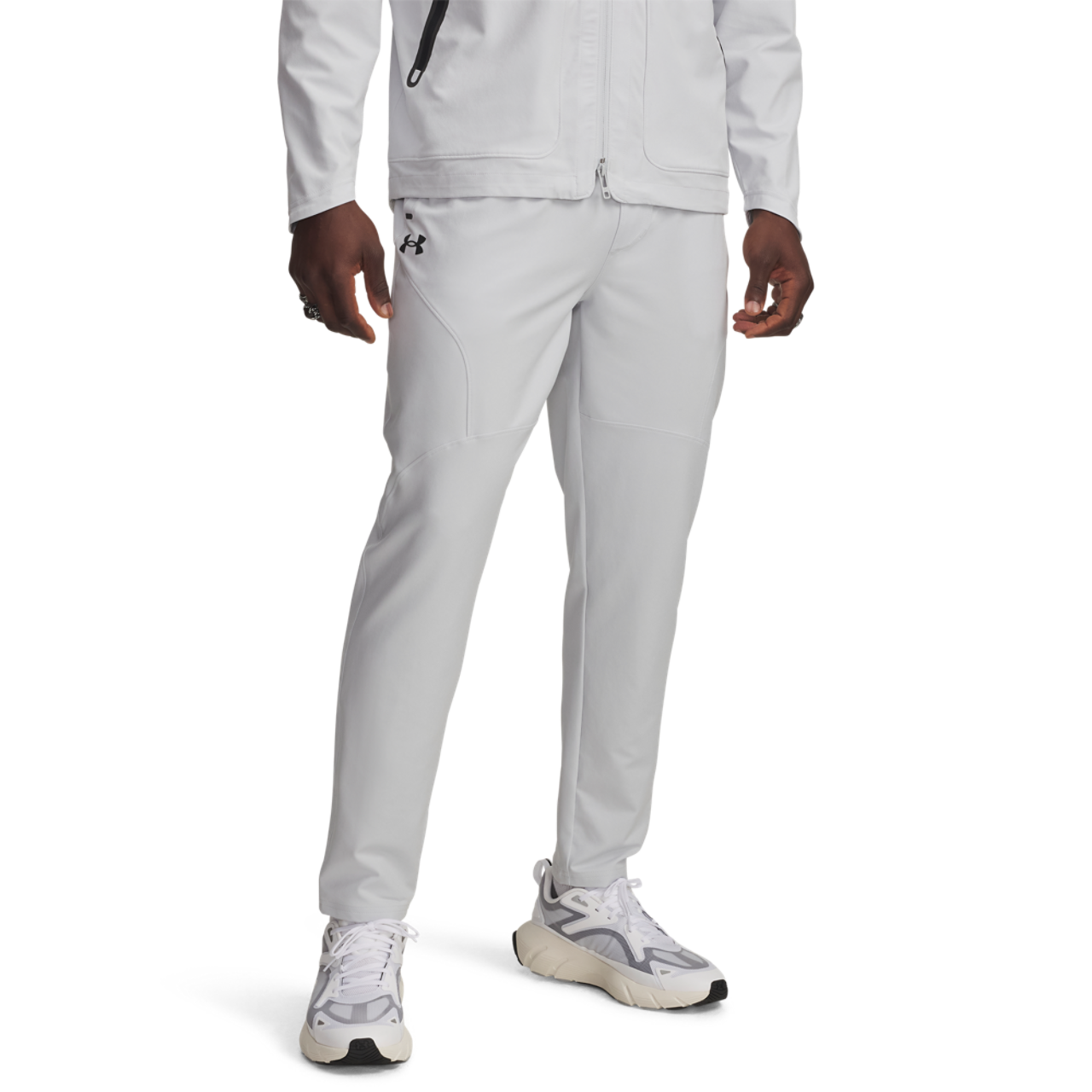 Under Armour Unstoppable Tapered Pants Image 3 of 3. Tap to open photo gallery.