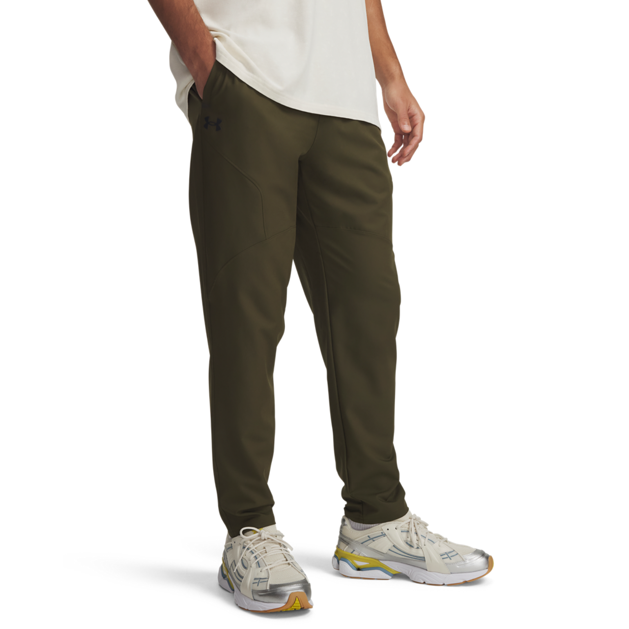 Under Armour Unstoppable Tapered Pants Image 3 of 3. Tap to open photo gallery.