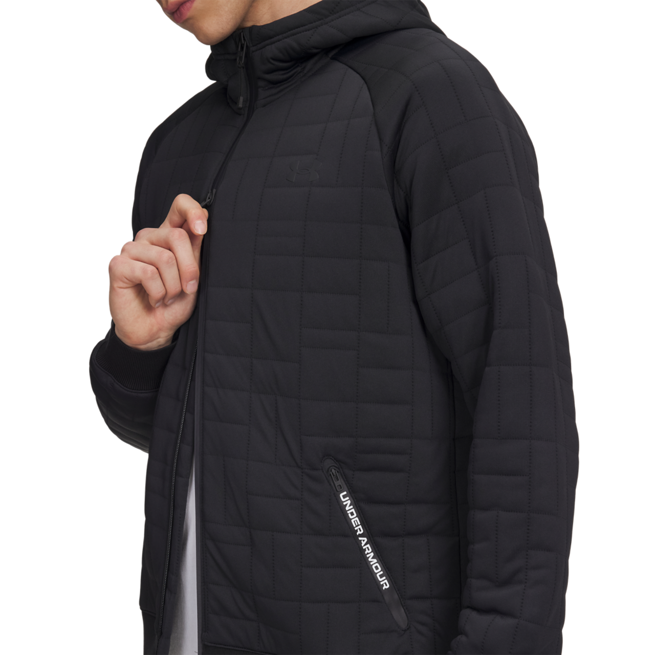 Under Armour Unstoppable Fleece Texture F/Z Image 3 of 3. Tap to open photo gallery.