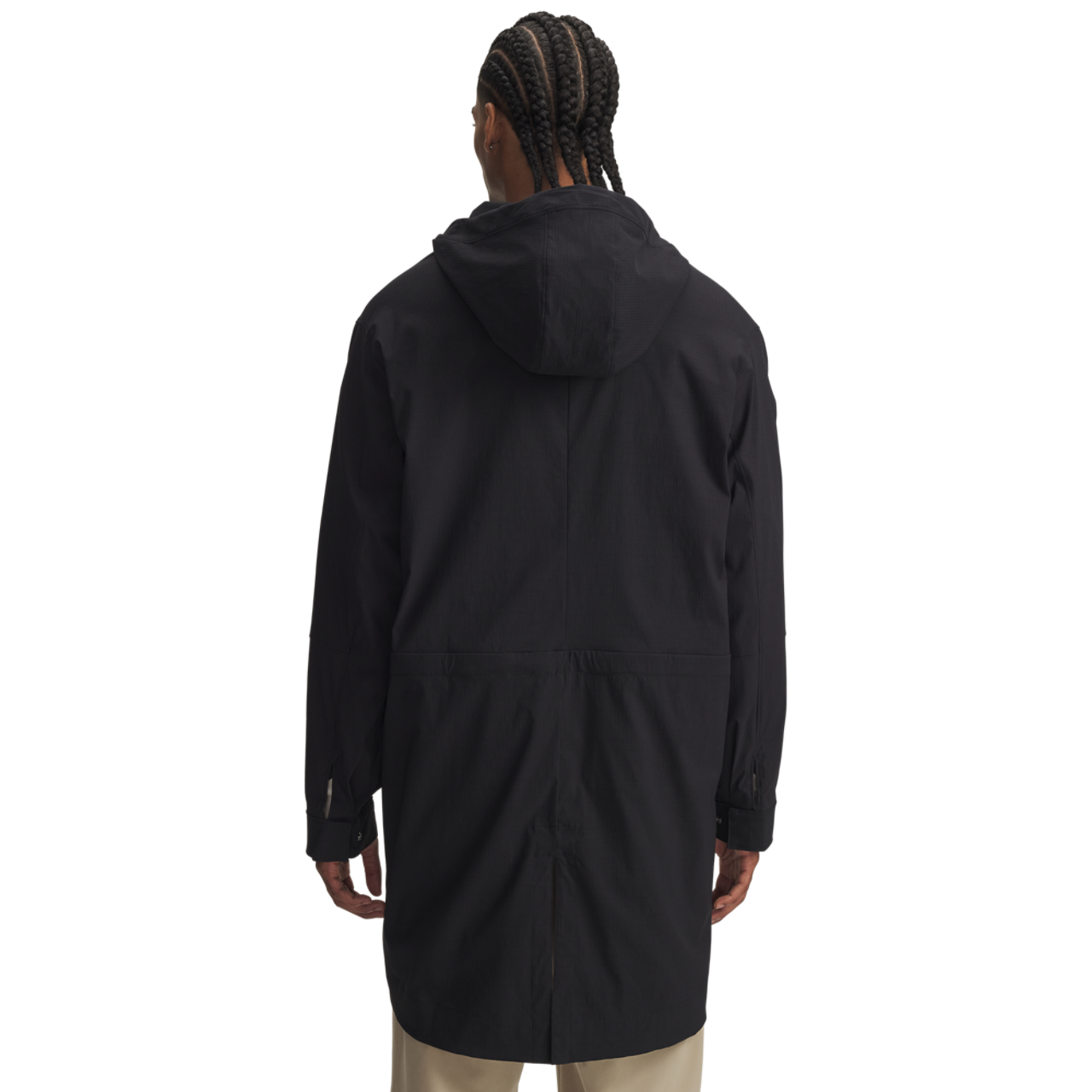 Under Armour Unstoppable Textured Long Jacket Image 2 of 3. Tap to open photo gallery.