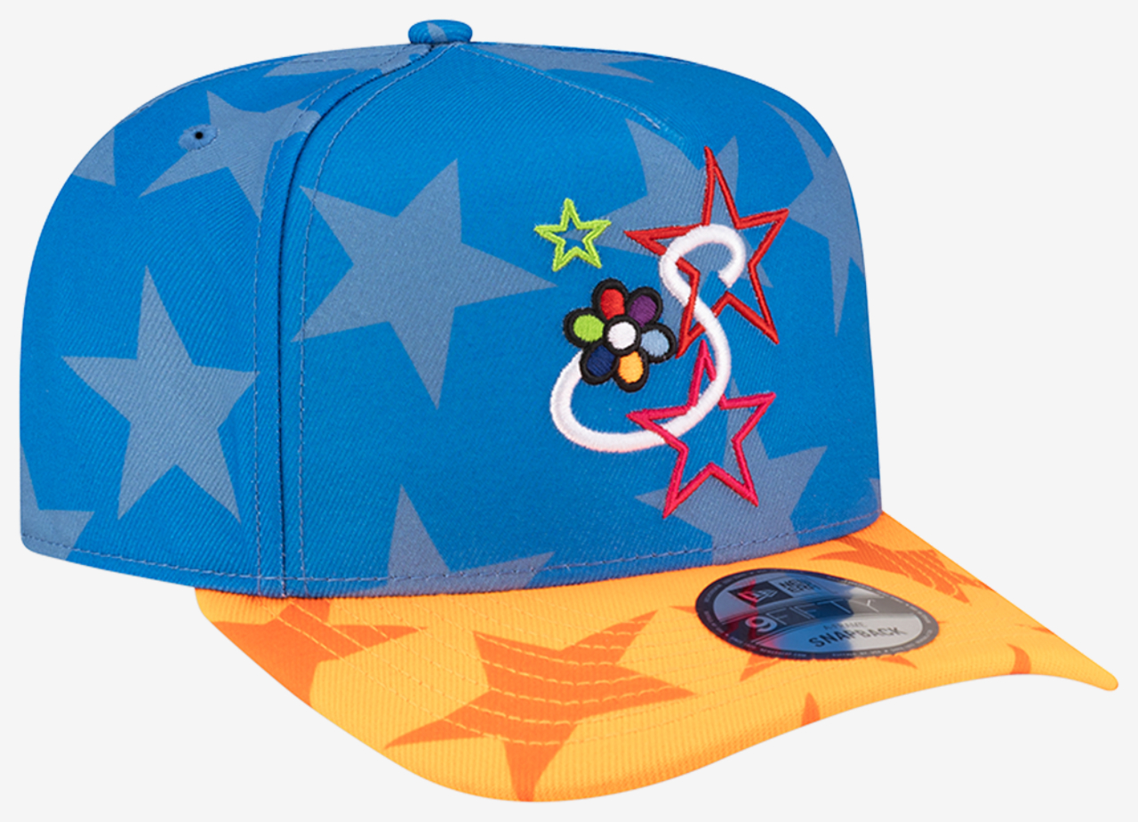 New Era Jae Tips X NBA All-Star Game 9FIFTY A-Frame Cap Image 3 of 6. Tap to open photo gallery.