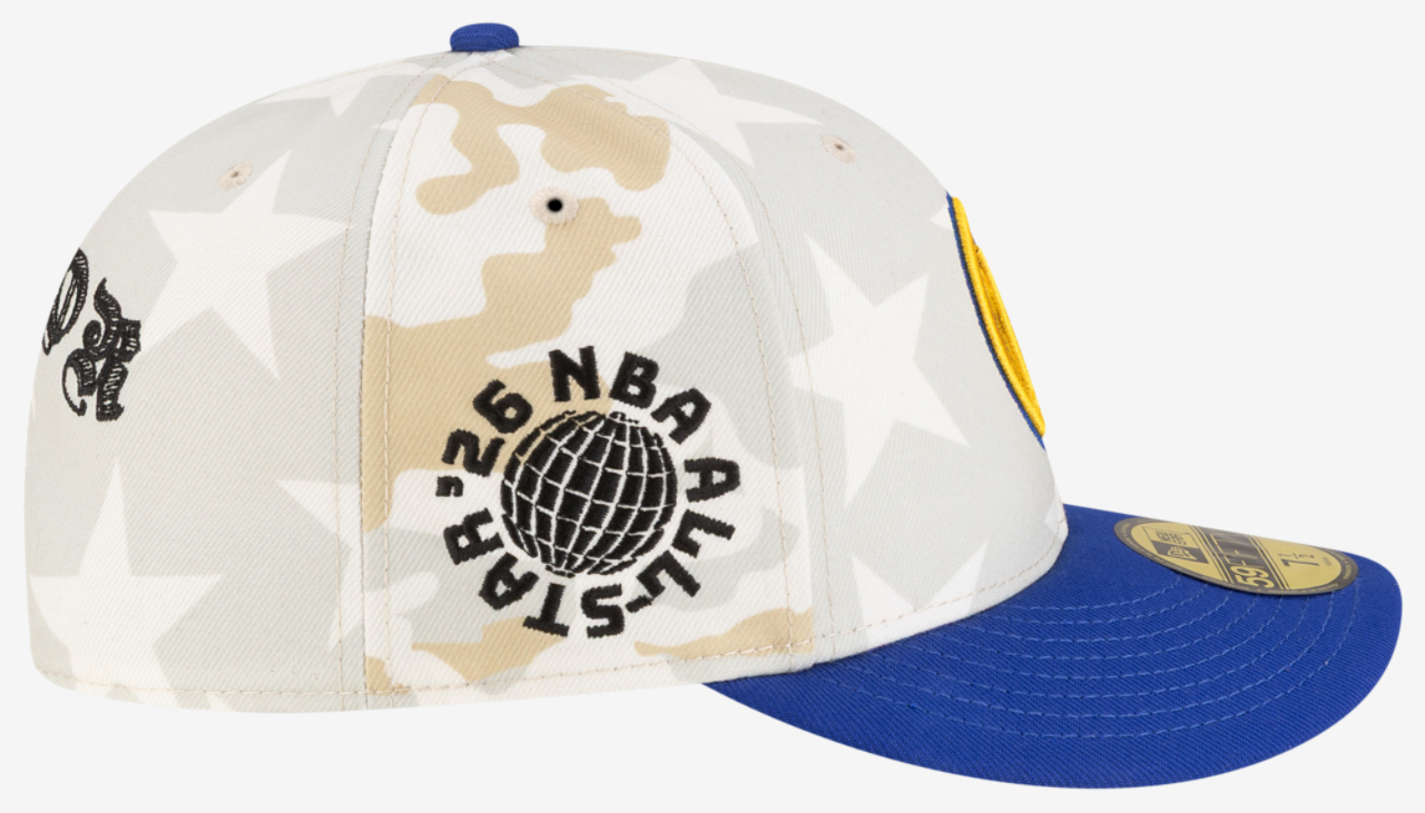 New Era Warriors Jae Tips X NBA ASG 59FIFTY Cap Image 5 of 7. Tap to open photo gallery.