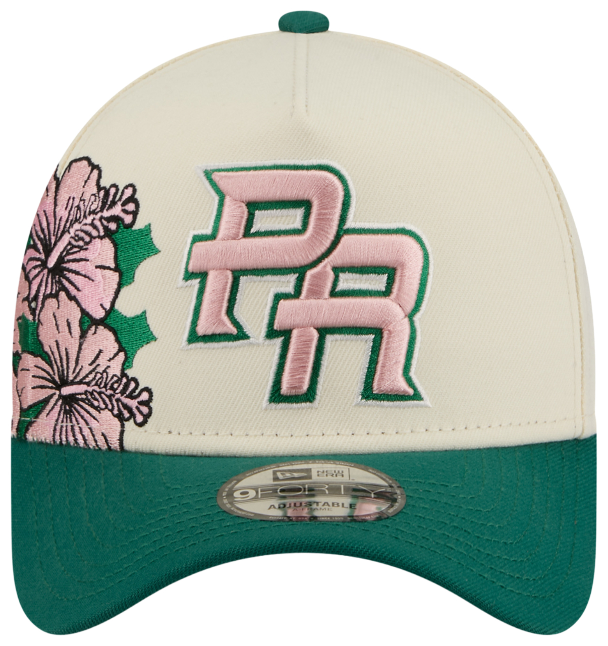 New Era Puerto Rico 940AF Pink Floral Cap Image 2 of 7. Tap to open photo gallery.