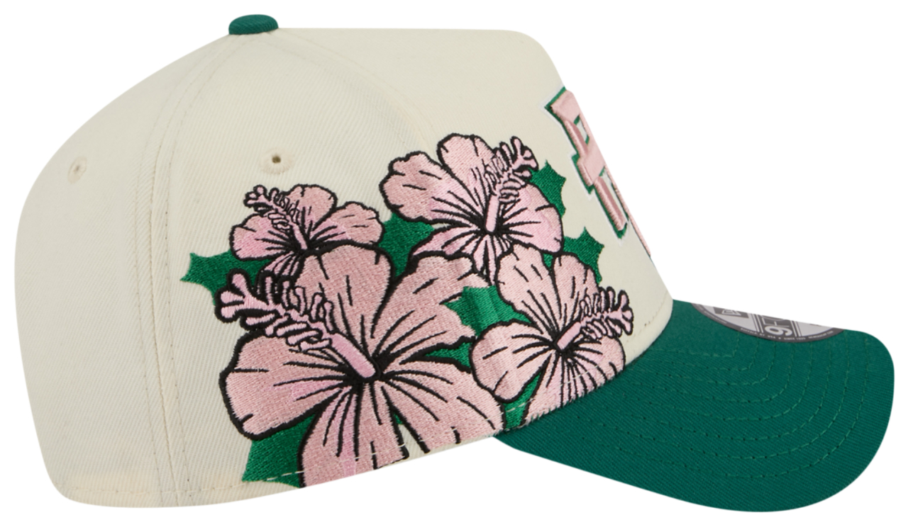 New Era Puerto Rico 940AF Pink Floral Cap Image 5 of 7. Tap to open photo gallery.