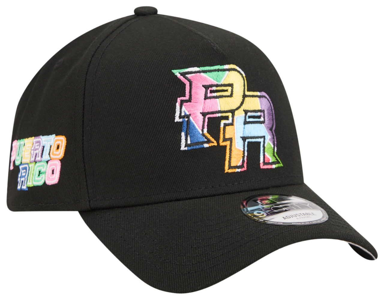 New Era Puerto Rico 940AF WBC Colorful Cap Image 3 of 7. Tap to open photo gallery.