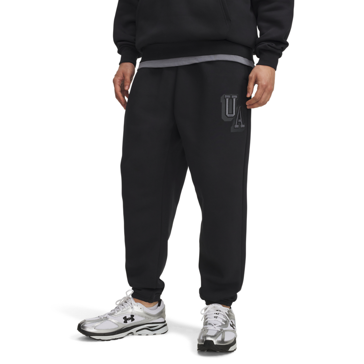Under Armour Icon Fleece Graphic Joggers Image 1 of 3. Tap to open photo gallery.