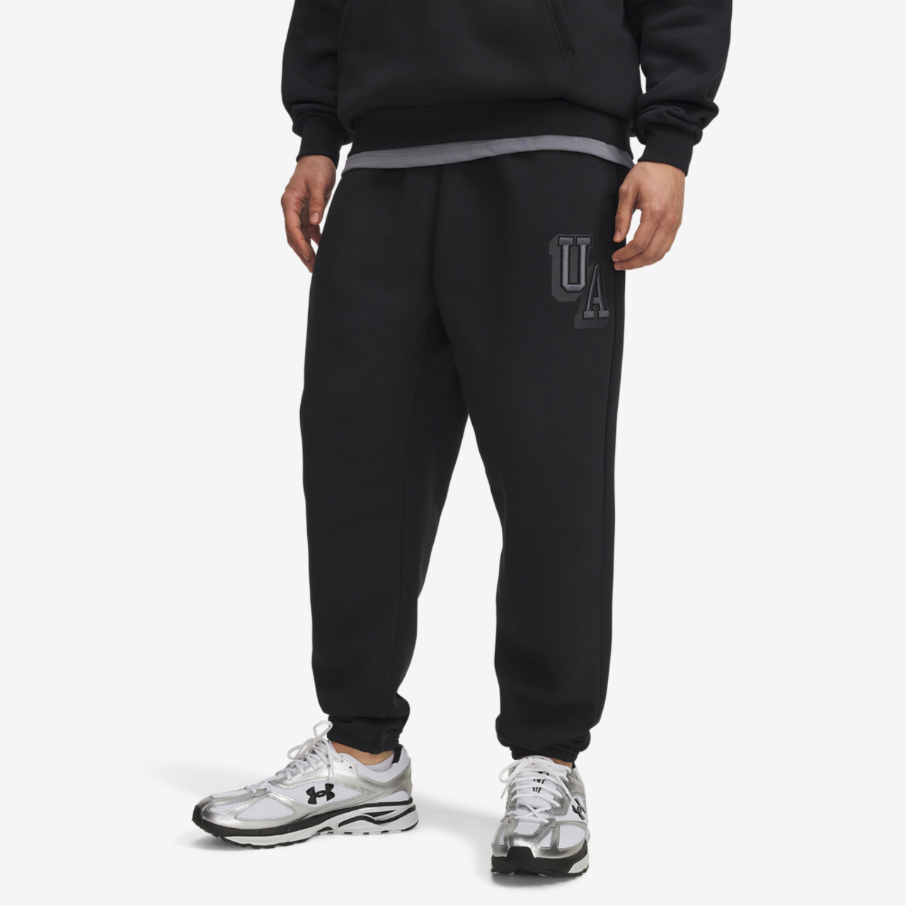 Under Armour Icon Fleece Graphic Joggers Image 1 of 3. Tap to open photo gallery.