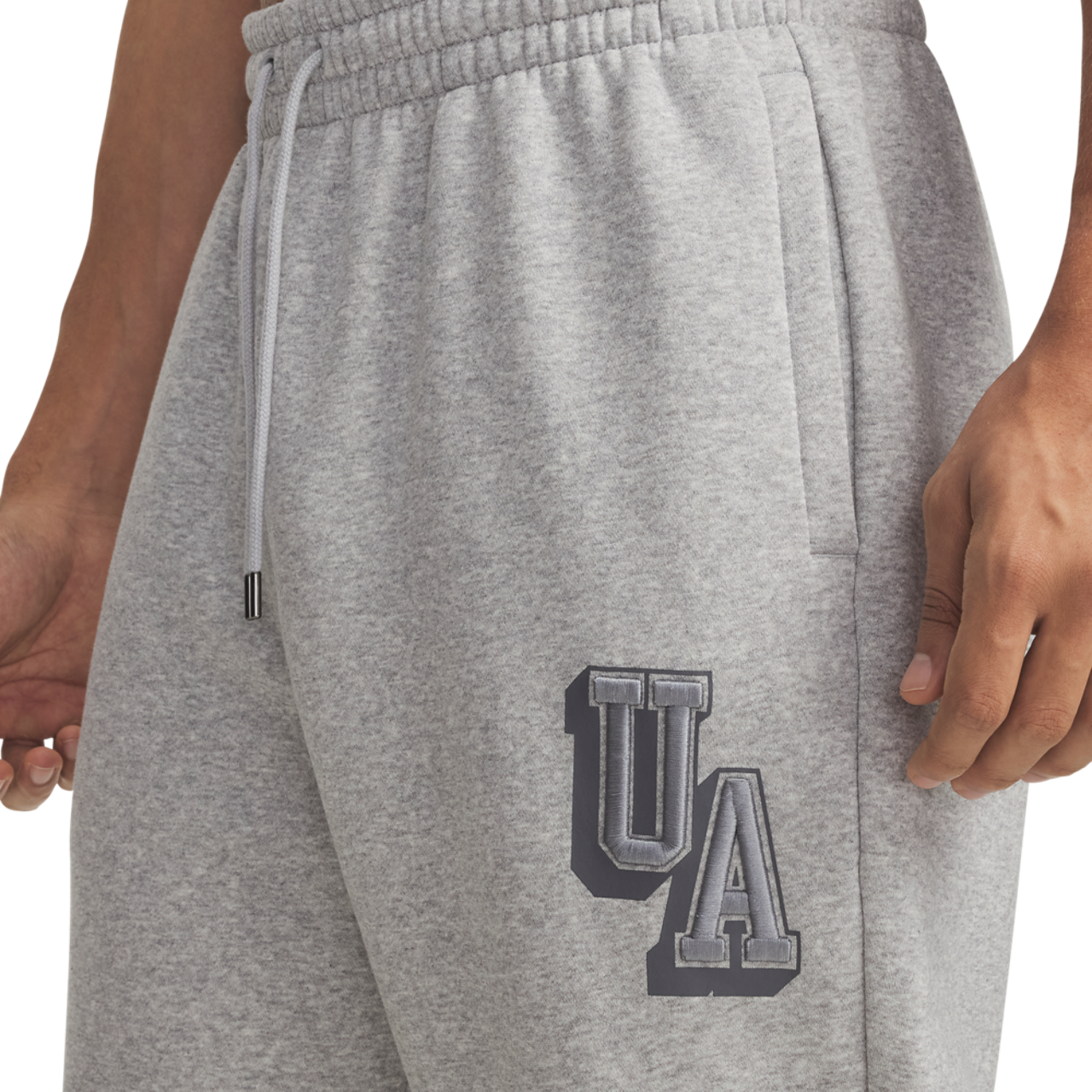 Under Armour Icon Fleece Graphic Joggers Image 1 of 3. Tap to open photo gallery.