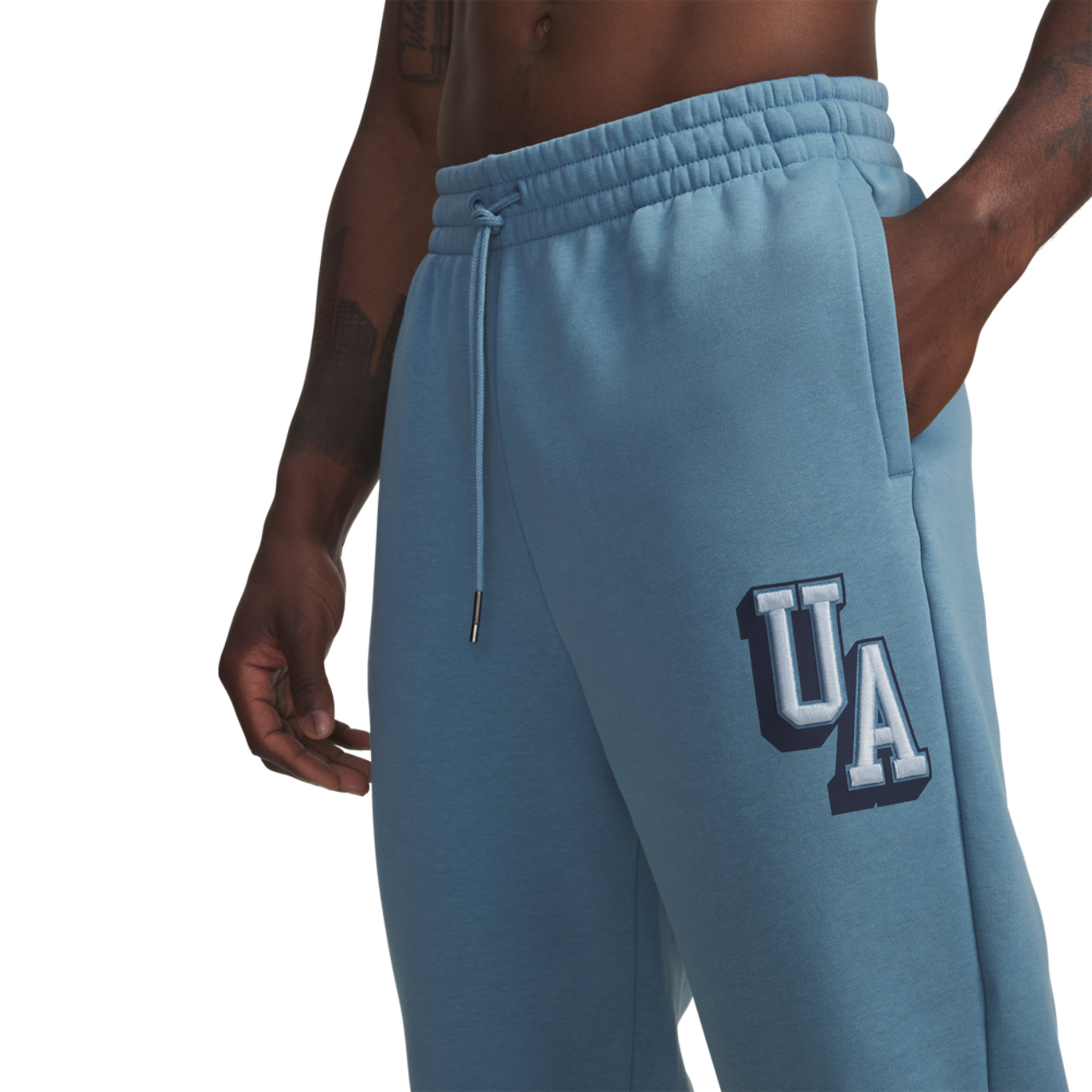 Under Armour Icon Fleece Graphic Joggers Image 1 of 3. Tap to open photo gallery.