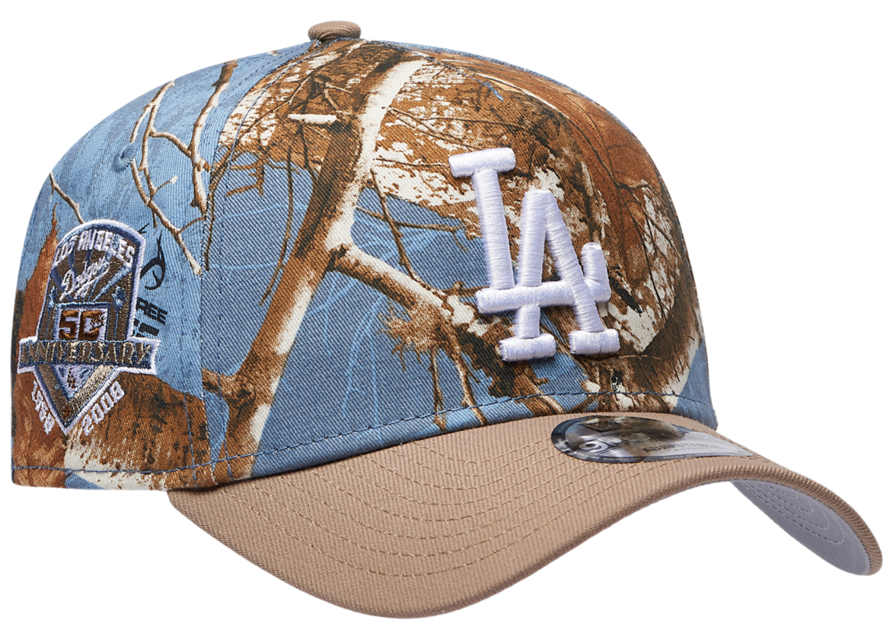 New Era Dodgers 940 A-Frame RealTree Cap Image 3 of 5. Tap to open photo gallery.